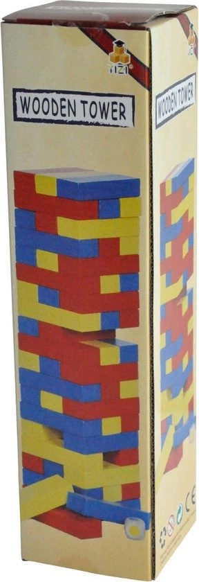 YIZI WOODEN TUMBLING COLOURS 29X7,5X7,5 3 YIZI WOODEN TUMBLING COLOURS 29X7,5X7,5