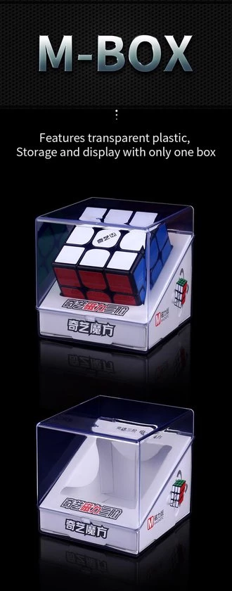 Qiyi M Bundel 2x2, 3x3, 4x4 En 5x5 - ZWART 17 Qiyi M Bundel 2x2, 3x3, 4x4 En 5x5 - ZWART - Afbeelding 15