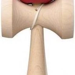 Kendama USA Kaizen - Half Split Ghost Mint & Red Silk