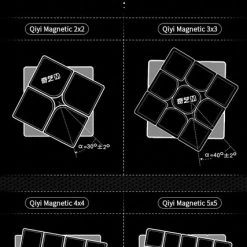 Qiyi M Bundel 2x2, 3x3, 4x4 En 5x5 - STICKERLESS -Spellenvoor Verkoopwinkel 427x840