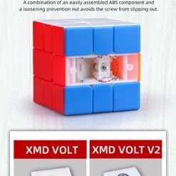 Qiyi X-man Volt Square-1 V2 UD (vol Gemagnetiseerd) -Spellenvoor Verkoopwinkel 521x840