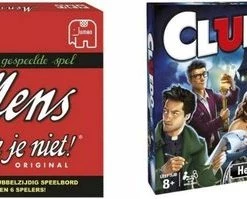 Hasbro Spellenbundel - 2 Stuks - Mens Erger Je Niet & Cluedo