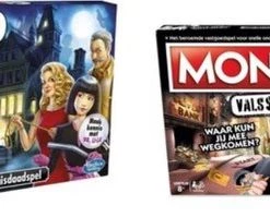 Hasbro Spellenbundel - 2 Stuks - Cluedo & Monopoly Valsspelerseditie
