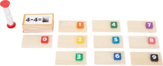 Small Foot Company Small Foot - Learning Game Wooden Puzzle Mathematics 5 Small Foot Company Small Foot - Learning Game Wooden Puzzle Mathematics - Afbeelding 3