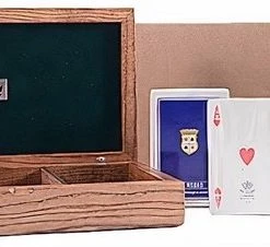 Dal Negro Pokerbox 18 X 11 Cm Hout Bruin 361-delig