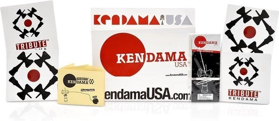 Kendama USA - Tribute White/Red Tripple Stripe 4 Kendama USA - Tribute White/Red Tripple Stripe - Afbeelding 2