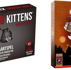 999 Games Spellenbundel - Kaartspel - 2 Stuks - Exploding Kittens NSFW (18+) & Weerwolven Van Wakkerdam: Het Pact