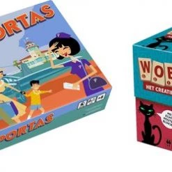 Jorta Spellenbundel - Bordspel - 2 Stuks - Passaportas & Woblet, Het Creatieve Letterspel - Cadeautip - Kadotip