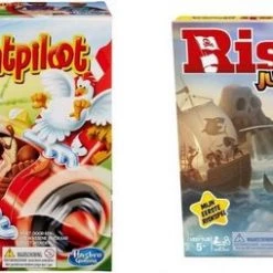 Hasbro Spellenbundel - 2 Stuks - Stef Stuntpiloot & Risk Junior
