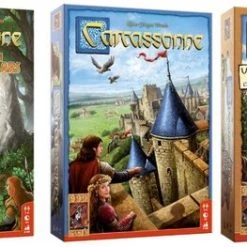 999 Games Spellenbundel - 3 Stuks - Carcassonne & Jagers En Verzamelaars & Kooplieden En Bouwmeesters