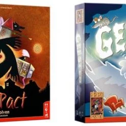 Merkloos Spellenbundel - Kaartspel - 2 Stuks - De Weerwolven Van Wakkerdam: Het Pact & Vlotte Geesten