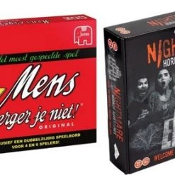 Merkloos Spellenbundel - 2 Stuks - Mens Erger Je Niet & Nightmare Horror Adventures