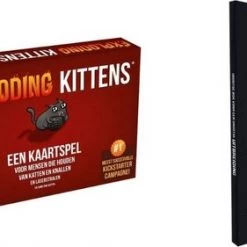 Asmodee Spellenbundel - Kaartspel - 2 Stuks - Exploding Kittens NL & Imploding Kittens NL