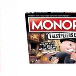 Hasbro Spellenbundel - 2 Stuks - Skip-Bo & Monopoly Valsspelerseditie