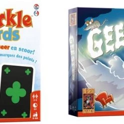 Merkloos Spellenbundel - Kaartspel - 2 Stuks - Qwirkle & Vlotte Geesten