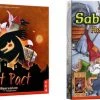 Merkloos Spellenbundel - Kaartspel - 2 Stuks - De Weerwolven Van Wakkerdam: Het Pact & Saboteur: Het Duel
