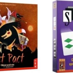 999 Games Spellenbundel - Kaartspel - 2 Stuks - De Weerwolven Van Wakkerdam: Het Pact & SET!