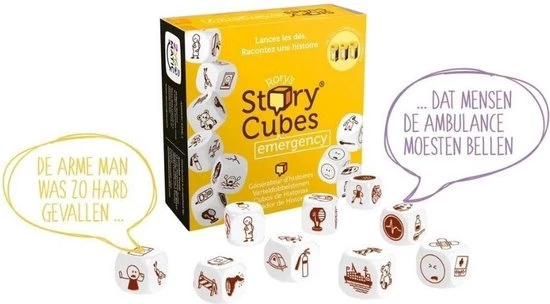 Asmodee Spellenbundel - Dobbelspel - 3 Stuks - Rory's Story Cubes Fantasia, Astro & Emergency 9 Asmodee Spellenbundel - Dobbelspel - 3 Stuks - Rory's Story Cubes Fantasia, Astro & Emergency - Afbeelding 7