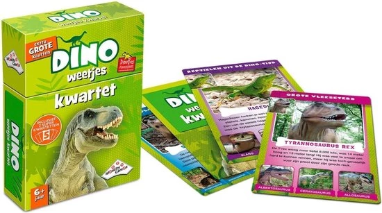 Merkloos Spellenbundel - Kwartet - 2 Stuks - Dino Kwartet & Huisdieren Kwartet 5 Merkloos Spellenbundel - Kwartet - 2 Stuks - Dino Kwartet & Huisdieren Kwartet - Afbeelding 3