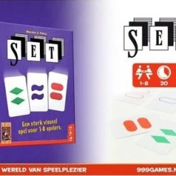 Merkloos Spellenbundel - Kaartspel - 2 Stuks - Skip-Bo & SET! -Spellenvoor Verkoopwinkel 550x309 33