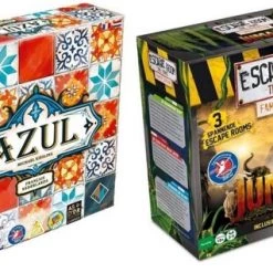 Merkloos Spellenbundel - 2 Stuks - Azul NL/FR & Escape Room Jumanji