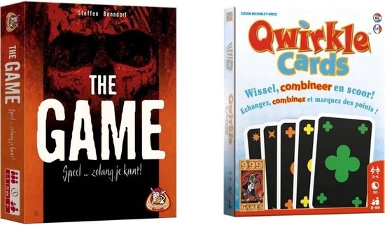 999 Games Spellenbundel - Kaartspel - 2 Stuks - The Game & Qwirkle Kaartspel 3 999 Games Spellenbundel - Kaartspel - 2 Stuks - The Game & Qwirkle Kaartspel