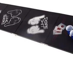 Red Celebration Beer Pong Tafel - Dope Design - Original Bier Pong Table 240cm