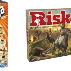Hasbro Spellenbundel - 2 Stuks - Jenga & Risk
