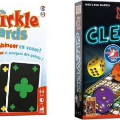 999 Games Spellenbundel - Kaartspel - Dobbelspel - 2 Stuks - Qwirkle & Clever
