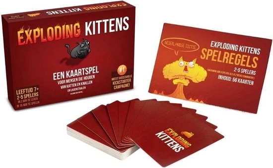 Merkloos Spellenset - 2 Stuks - Kaartspel - Gubs & Exploding Kittens 10 Merkloos Spellenset - 2 Stuks - Kaartspel - Gubs & Exploding Kittens - Afbeelding 8
