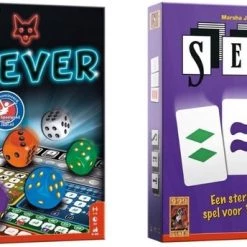 999 Games Spellenbundel - Kaartspel - Dobbelspel - 2 Stuks - Clever & SET!