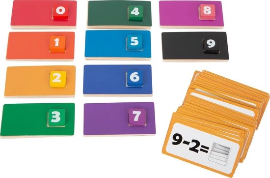 Small Foot Company Small Foot - Learning Game Wooden Puzzle Mathematics 6 Small Foot Company Small Foot - Learning Game Wooden Puzzle Mathematics - Afbeelding 4