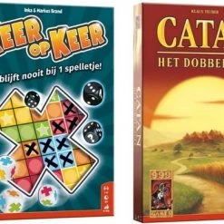 999 Games Spellenbundel - Dobbelspel - 2 Stuks - Catan Het Dobbelspel & Keer Op Keer