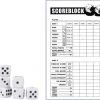 Merkloos Yahtzee Scoreblok + 10x Witte Dobbelstenen - Spel Voor Op Reis - Scoreblock - Dobbelspellen - Spellen -Spellenvoor Verkoopwinkel 550x410 2