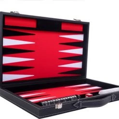 Longfield Backgammon 18inch, Rood/zwart/wit Ingelegd Vilt 12 Longfield Backgammon 18inch, Rood/zwart/wit Ingelegd Vilt -Spellenvoor Verkoopwinkel 550x437 1