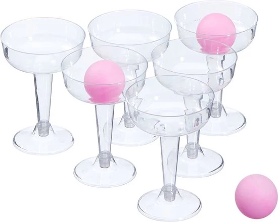 Narvie Prosecco Pong - Drank Spel - Prosecco Drinkspel - 12x Drinkbekers + 3 Ballen 3 Narvie Prosecco Pong - Drank Spel - Prosecco Drinkspel - 12x Drinkbekers + 3 Ballen