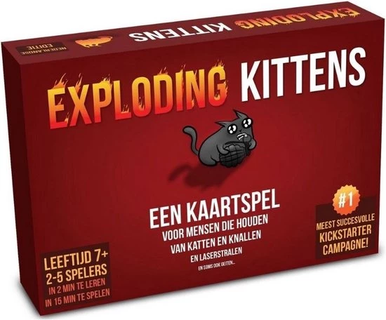 999 Games Spellenbundel - Kaartspel - 2 Stuks - Exploding Kittens & SET! 4 999 Games Spellenbundel - Kaartspel - 2 Stuks - Exploding Kittens & SET! - Afbeelding 2