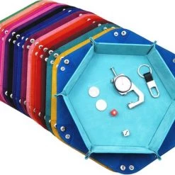 Genvi Dobbelstenenbak Zeshoek Lucht Blauw Groot -Spellenvoor Verkoopwinkel 550x459