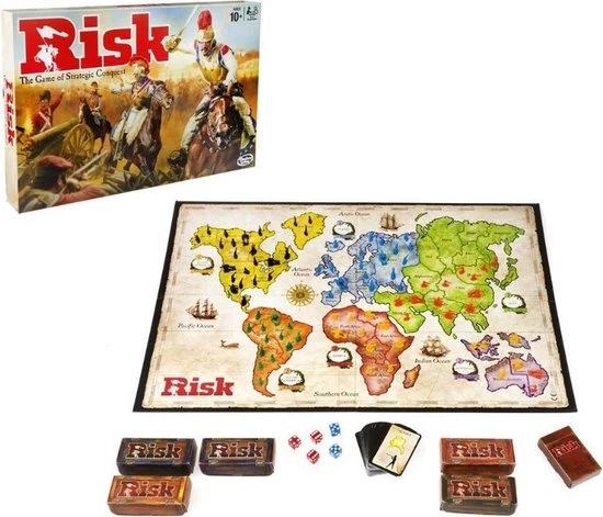 Merkloos Spellenbundel - 2 Stuks - Hasbro Cluedo & Hasbro Risk 8 Merkloos Spellenbundel - 2 Stuks - Hasbro Cluedo & Hasbro Risk - Afbeelding 6