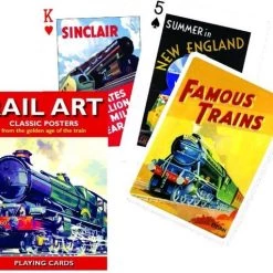 Piatnik Rail Art Speelkaarten - Single Deck