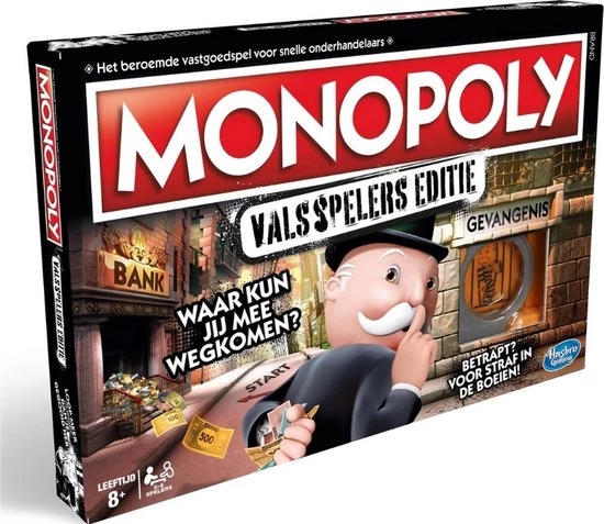 Hasbro Spellenbundel - 3 Stuks - Monopoly Valsspelerseditie & Jenga & Cluedo 4 Hasbro Spellenbundel - 3 Stuks - Monopoly Valsspelerseditie & Jenga & Cluedo - Afbeelding 2