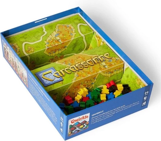 Merkloos Spellenbundel - 2 Stuks - Carcassonne & Hasbro Risk 5 Merkloos Spellenbundel - 2 Stuks - Carcassonne & Hasbro Risk - Afbeelding 3
