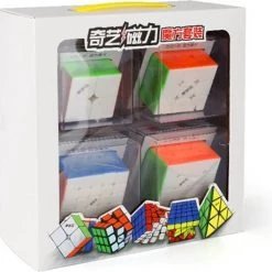 Qiyi M Bundel 2x2, 3x3, 4x4 En 5x5 - STICKERLESS