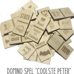 Stars 4 You Domino Spel Coolste Peter | Cadeau | Coolste Peter | De Liefste Ben Jij | Peter Vragen | Peter Worden | Origineel Cadeau