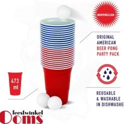 Ooms Feestwinkel American Beer Pong Set Rood/Blauw -Spellenvoor Verkoopwinkel 550x535 5