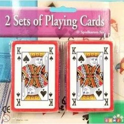 Merkloos 6x Pakjes Kaartspellen - Casino Speelkaarten