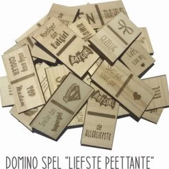 Stars 4 You Domino Spel Liefste Peettante| Cadeau | Liefste Peettante | Liefste Meter | De Liefste Ben Jij | Meter Vragen | Meter Worden | Peettante Vragen | Peettante Worden | Origineel Cadeau