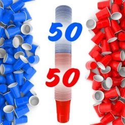 Jago GoodVibes - Bierpongtafelset Voor Volwassenen - Inclusief 6 Ballen, 100 Bekers En Bekerhouder - In Hoogte Verstelbaar, Opvouwbaar, Aluminium - Drinkspelletjes -Spellenvoor Verkoopwinkel 550x550 15