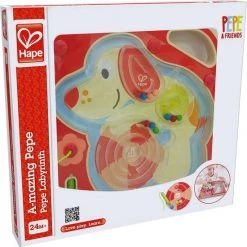 Hape A-mazing Pepe Doolhof Rood E1711 -Spellenvoor Verkoopwinkel 550x551 5