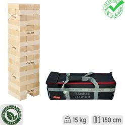 Ubergames Giga Stapeltoren, Tot 150 Cm Hoog! Uit ECO India Hout - In Supermooie Draagtas - Sterk En Met Draaghengsels - Klasse En Geweldig 11 Ubergames Giga Stapeltoren, Tot 150 Cm Hoog! Uit ECO India Hout - In Supermooie Draagtas - Sterk En Met Draaghengsels - Klasse En Geweldig -Spellenvoor Verkoopwinkel 550x565